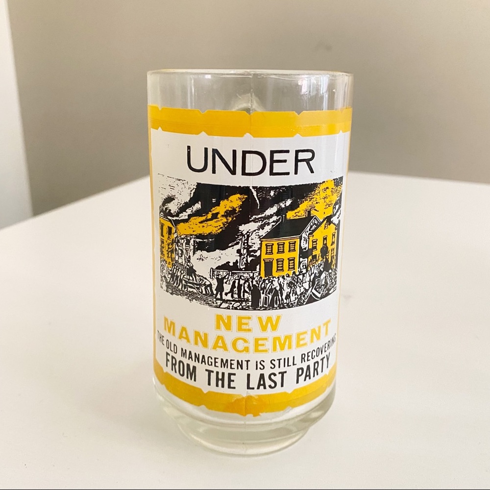 Vintage - Glass Beer Mug